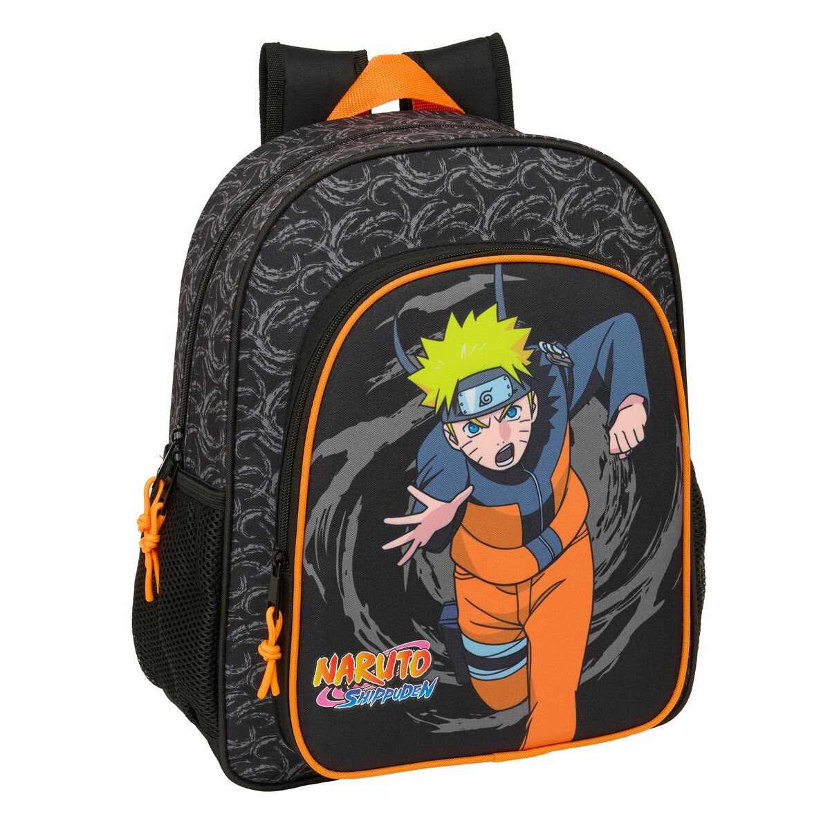 Ghiozdan Naruto Negru 32 x 38 x 12 cm