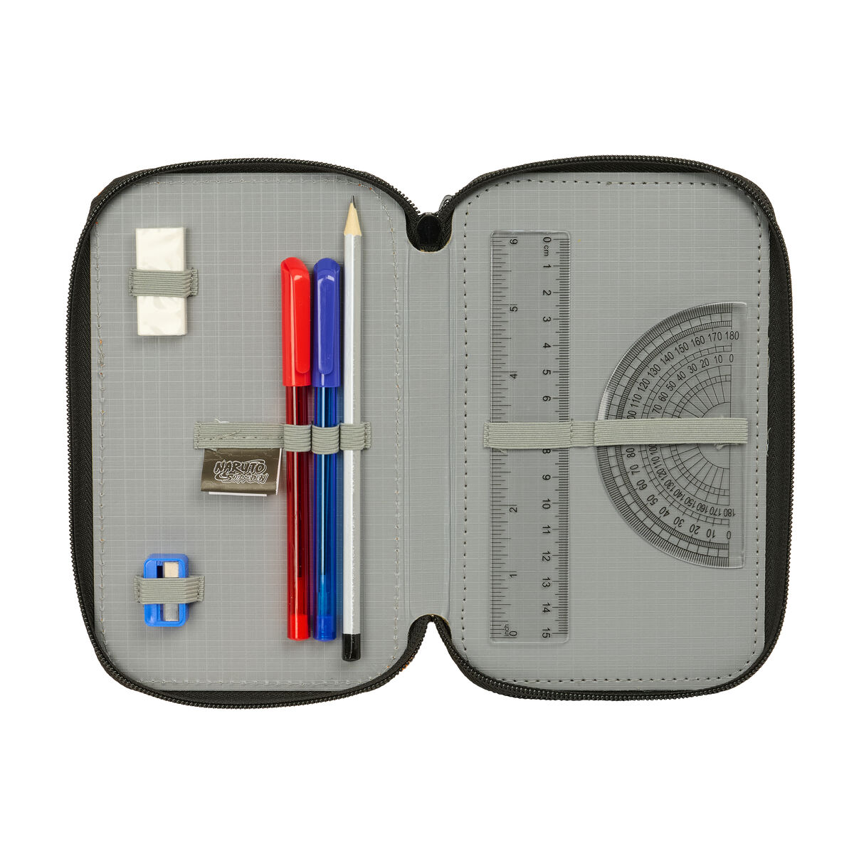 Geantă Universală Naruto Negru 12,5 x 19,5 x 5,5 cm 37 Piese