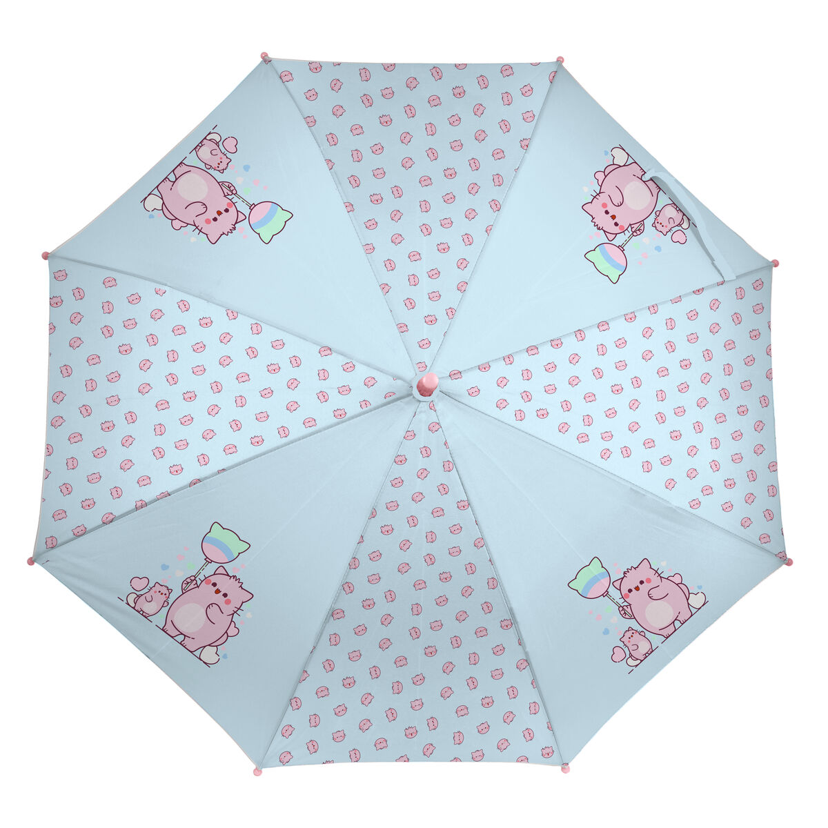 Umbrelă Pembe The pink cat Multicolor Ø 86 cm
