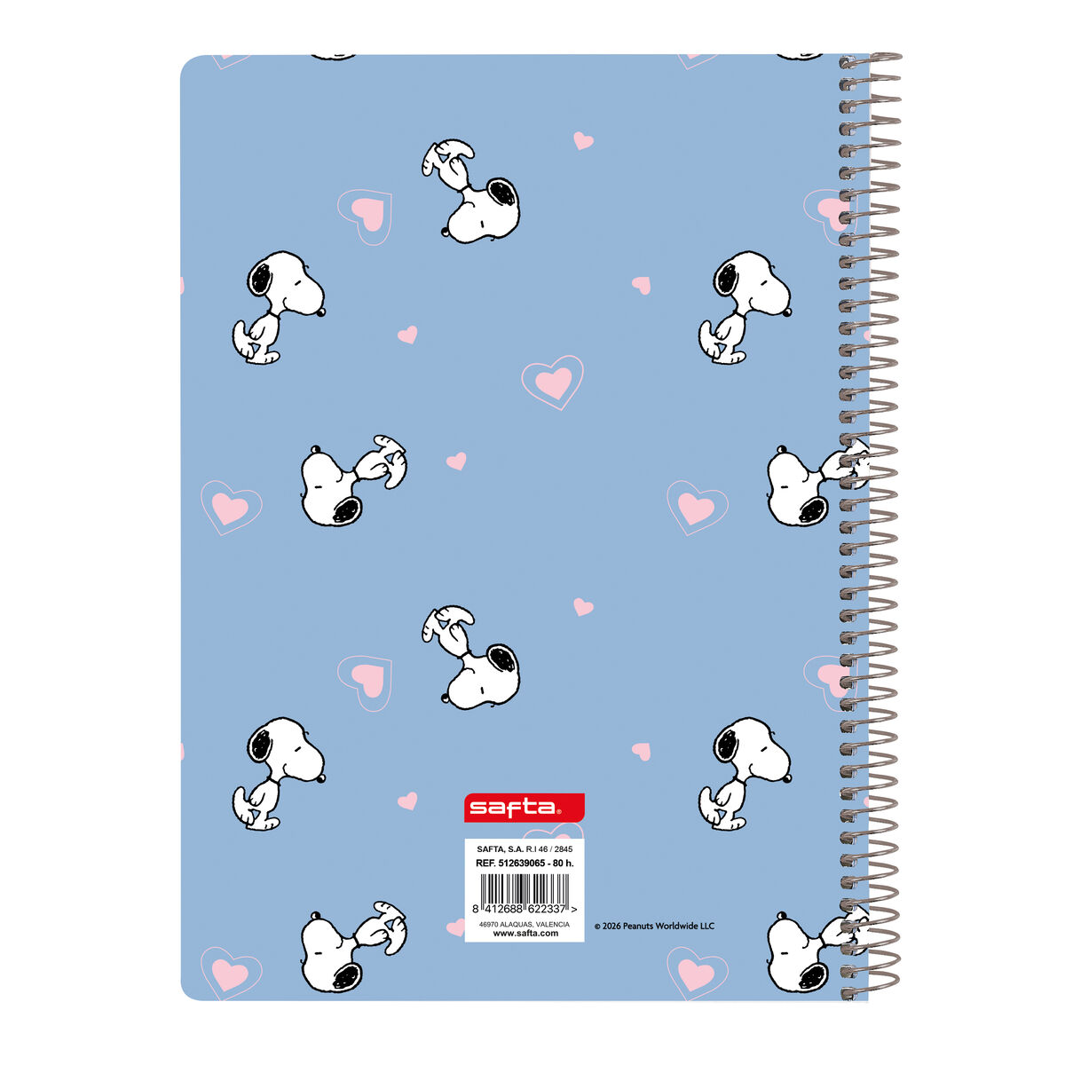 Notebook Snoopy A5 80 Frunze