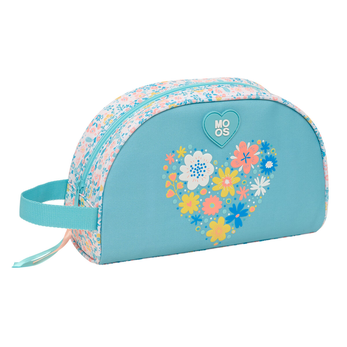 Trusă de Voiaj Moos Fiori Multicolor Reciclabil 28 x 18 x 10 cm