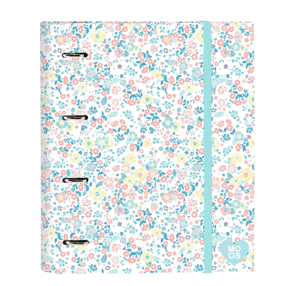 Biblioraft Moos Fiori Multicolor 27 x 32 x 3.5 cm