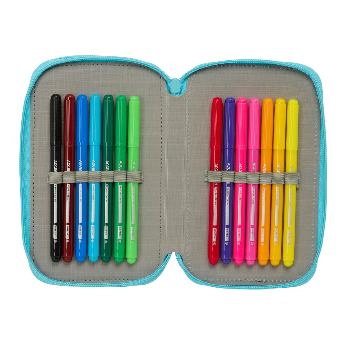 Geantă Universală Moos Fiori Multicolor 12,5 x 19,5 x 5,5 cm 37 Piese