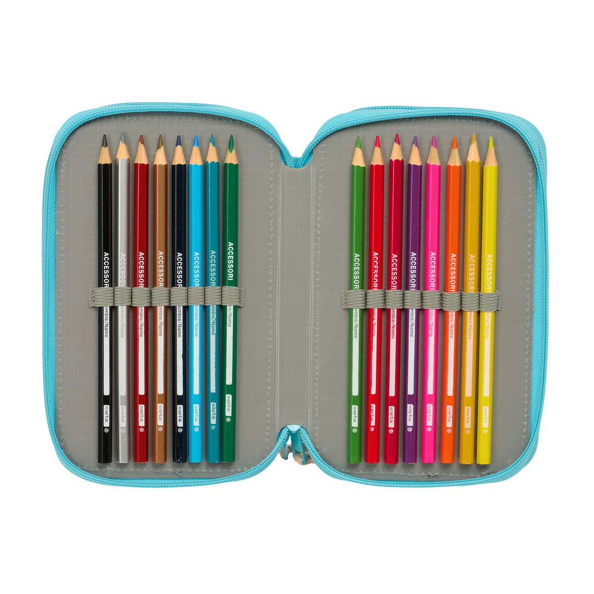 Geantă Universală Moos Fiori Multicolor 12,5 x 19,5 x 5,5 cm 37 Piese