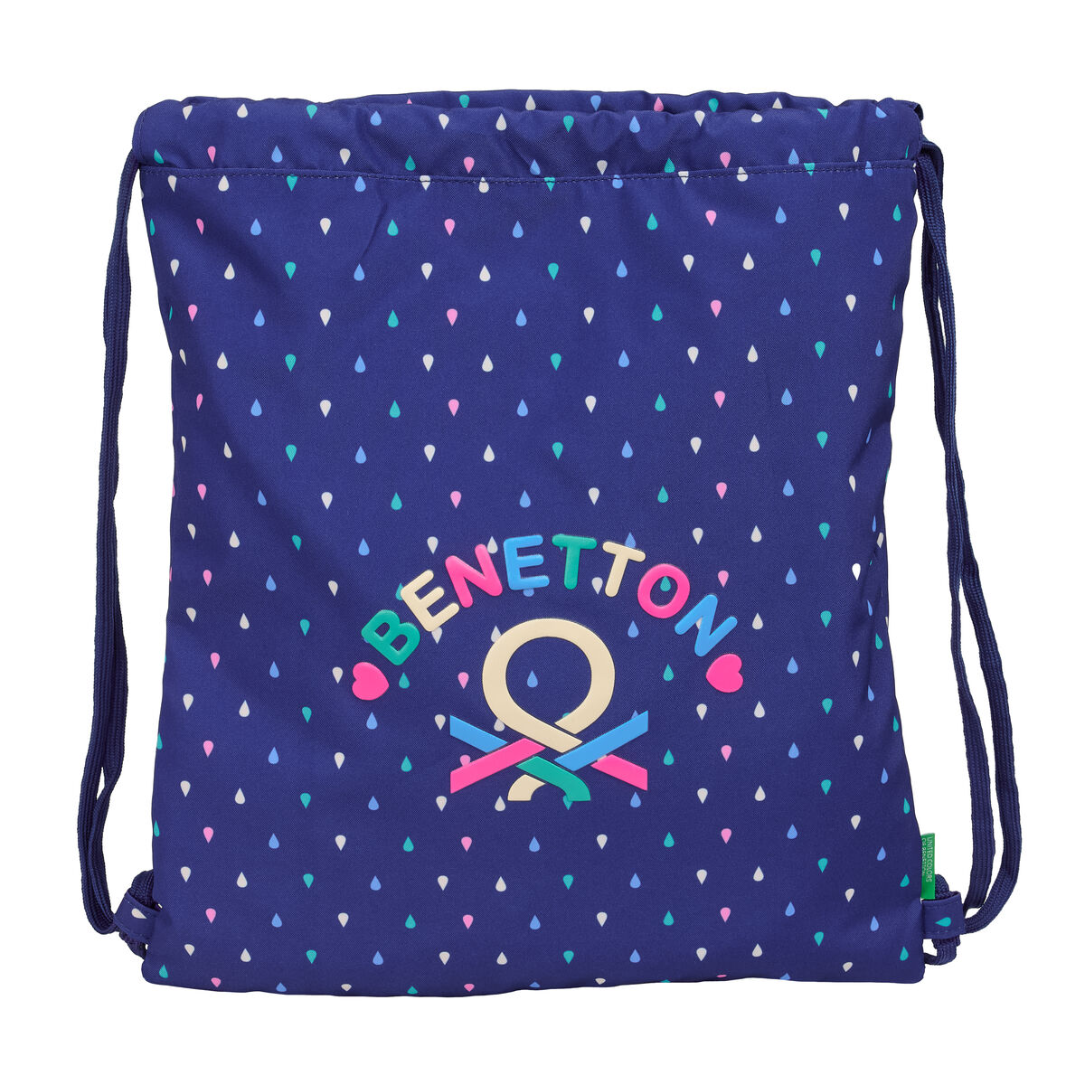 Geantă Rucsac cu Bretele Benetton Drop Multicolor 35 x 40 x 1 cm