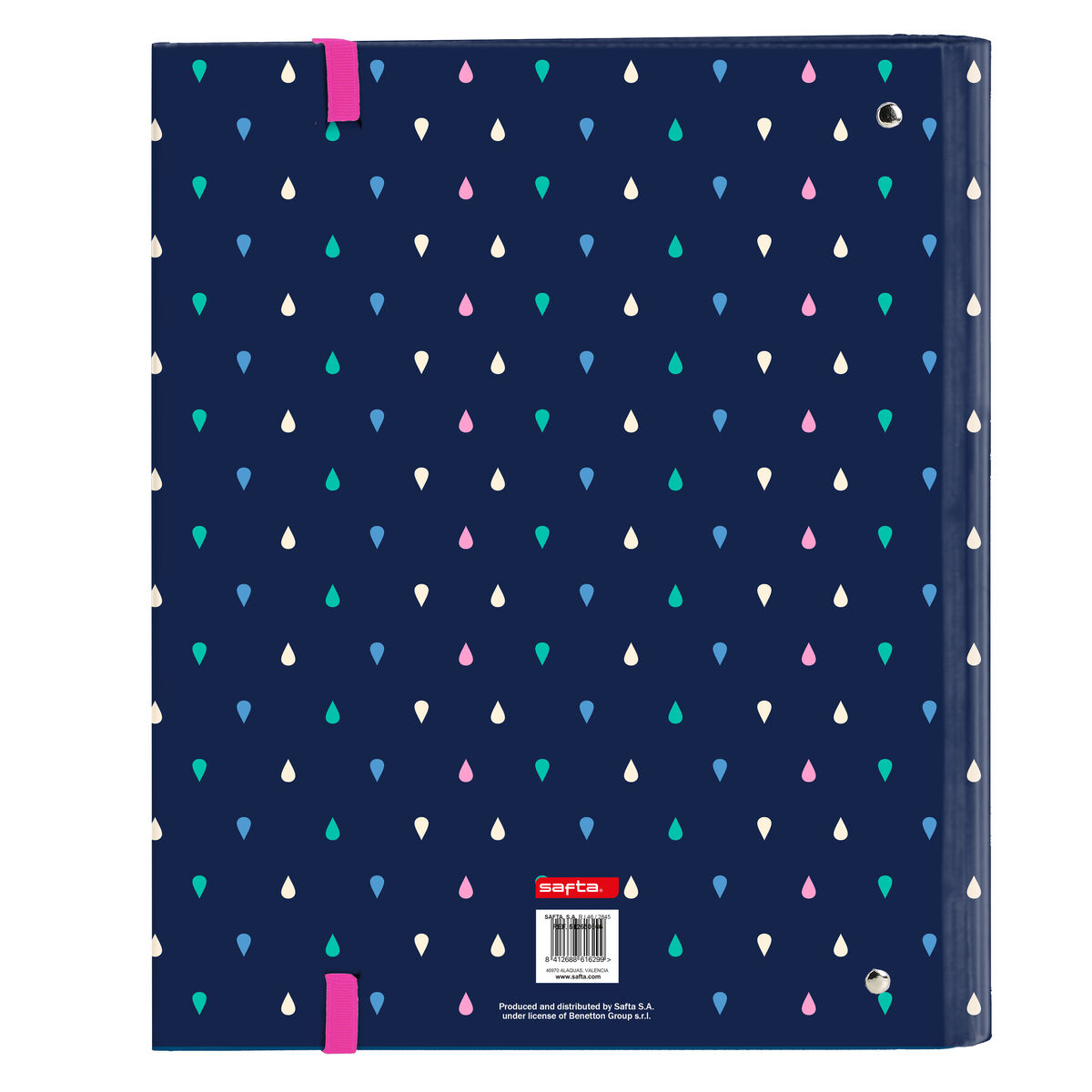 Biblioraft Benetton Drop Multicolor 27 x 32 x 3.5 cm