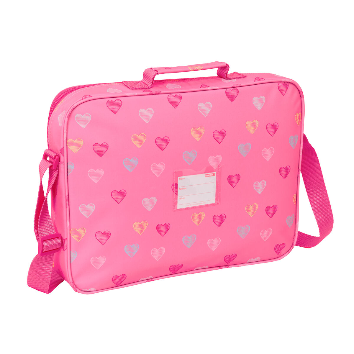 Ghiozdan Benetton Heart Roz 38 x 28 x 6 cm