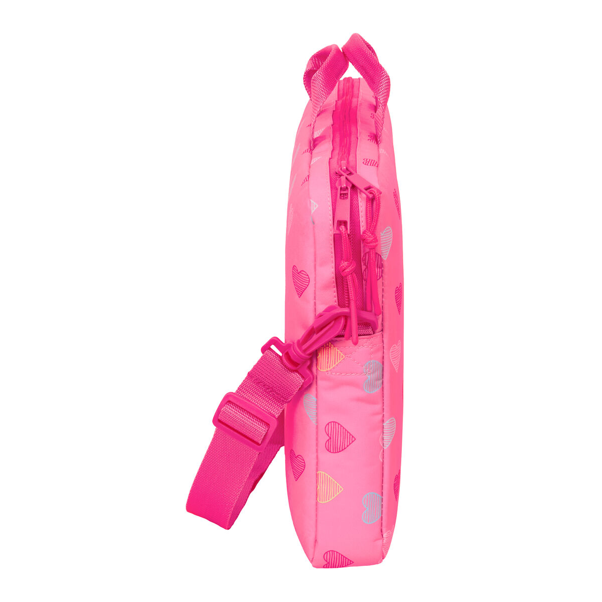 Servietă pentru Laptop Benetton Heart Roz 40 x 27 x 4 cm