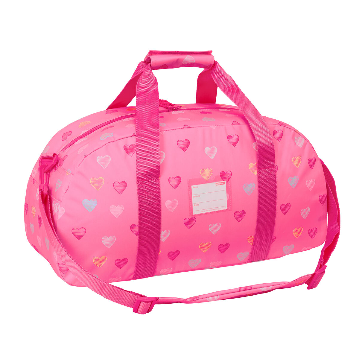 Geantă de Sport Benetton Heart Roz 50 x 26 x 20 cm