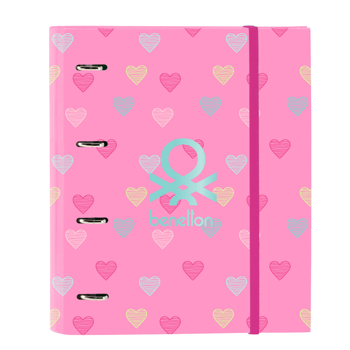 Biblioraft Benetton Heart Roz 27 x 32 x 3.5 cm