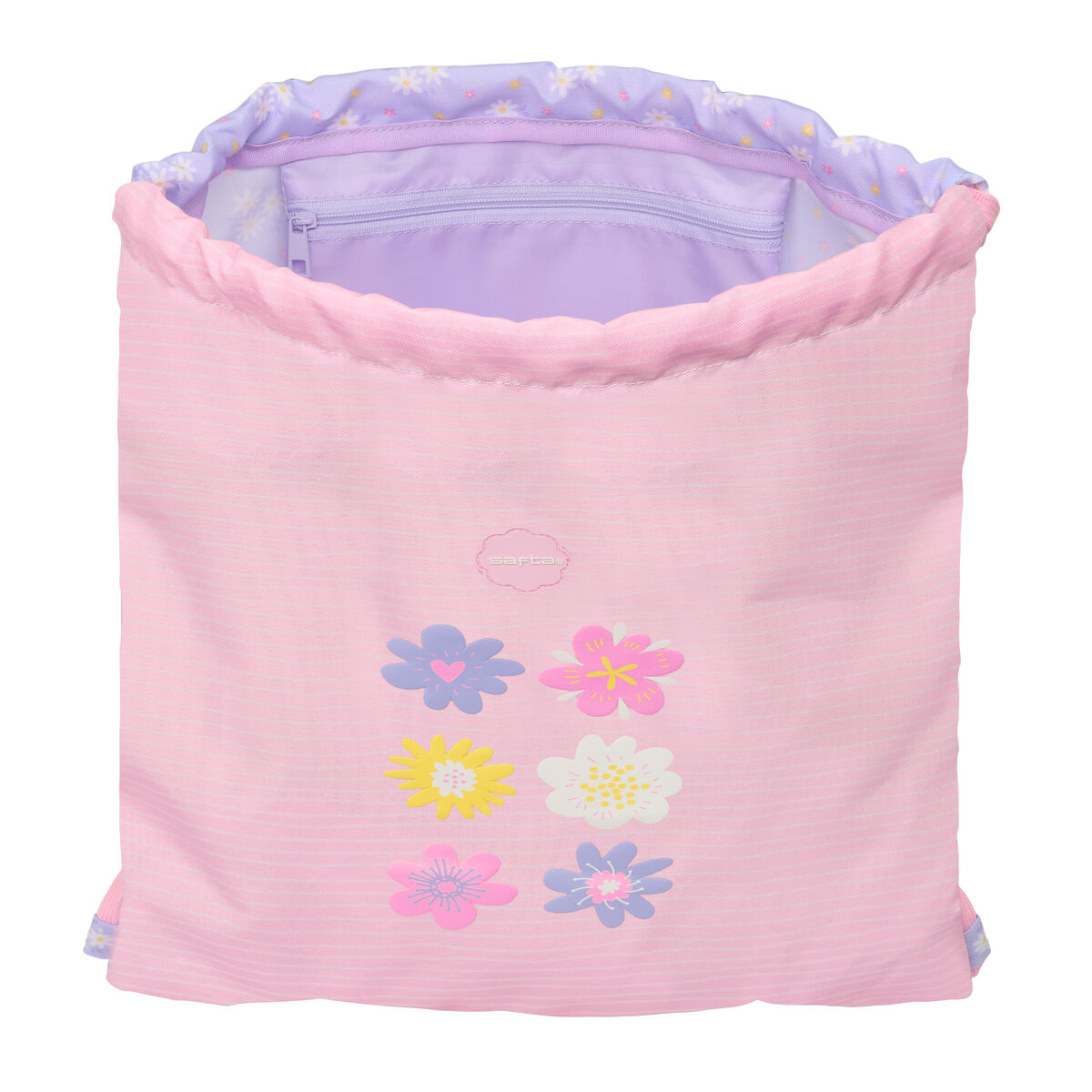 Geantă Rucsac cu Bretele Safta Bouquet Roz Liliachiu 35 x 40 x 1 cm