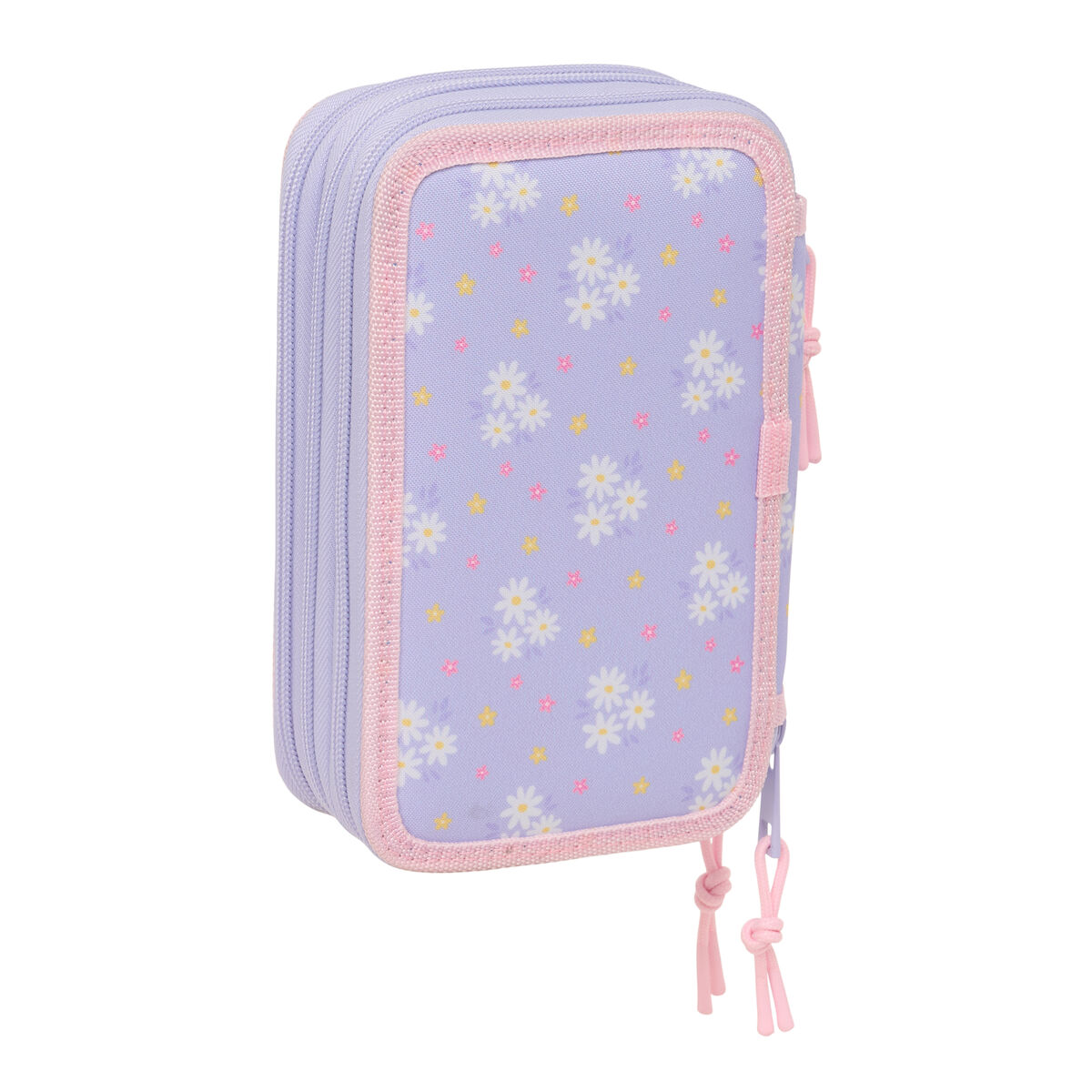 Geantă Universală Safta Bouquet Roz Liliachiu 12,5 x 19,5 x 5,5 cm 37 Piese