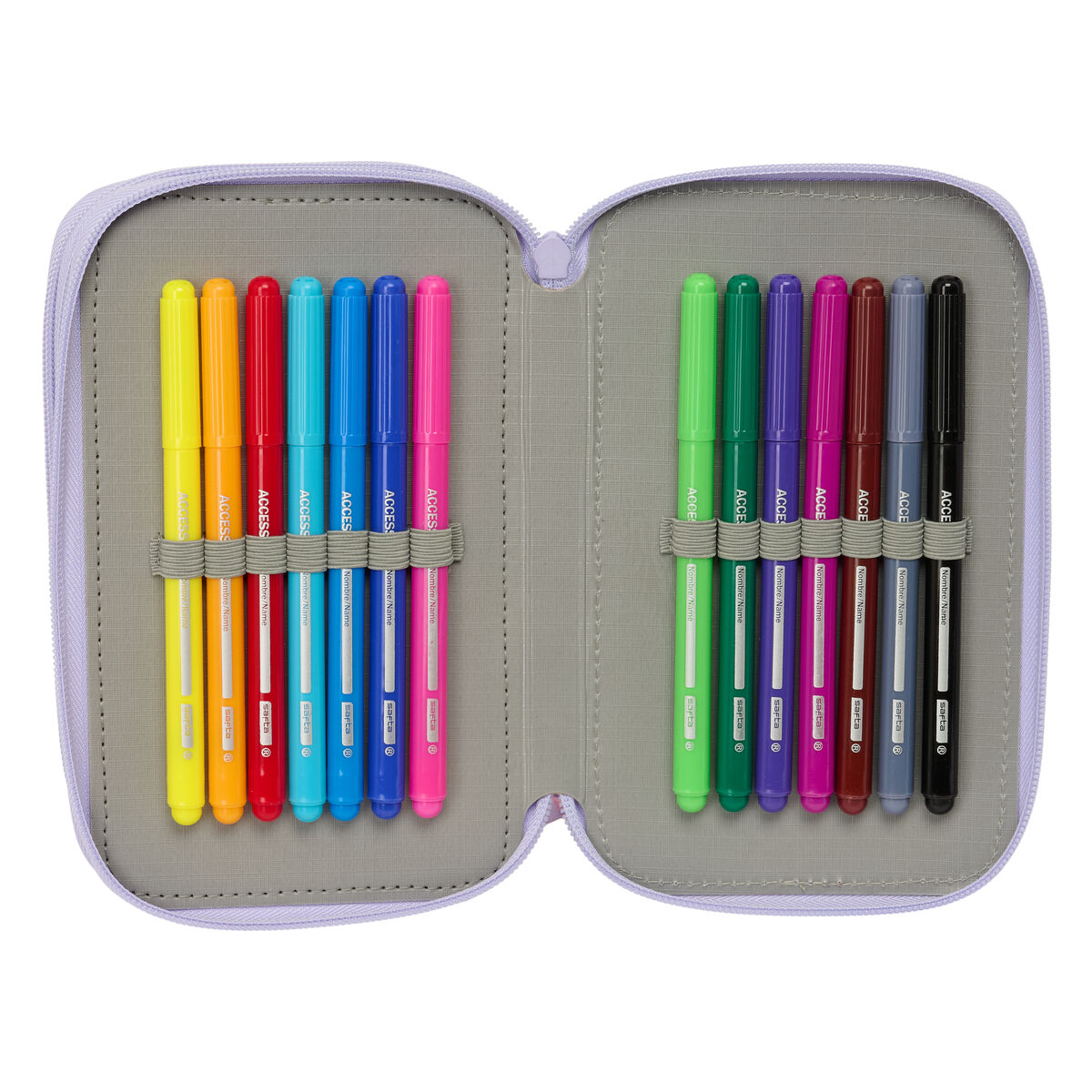 Geantă Universală Safta Bouquet Roz Liliachiu 12,5 x 19,5 x 5,5 cm 37 Piese