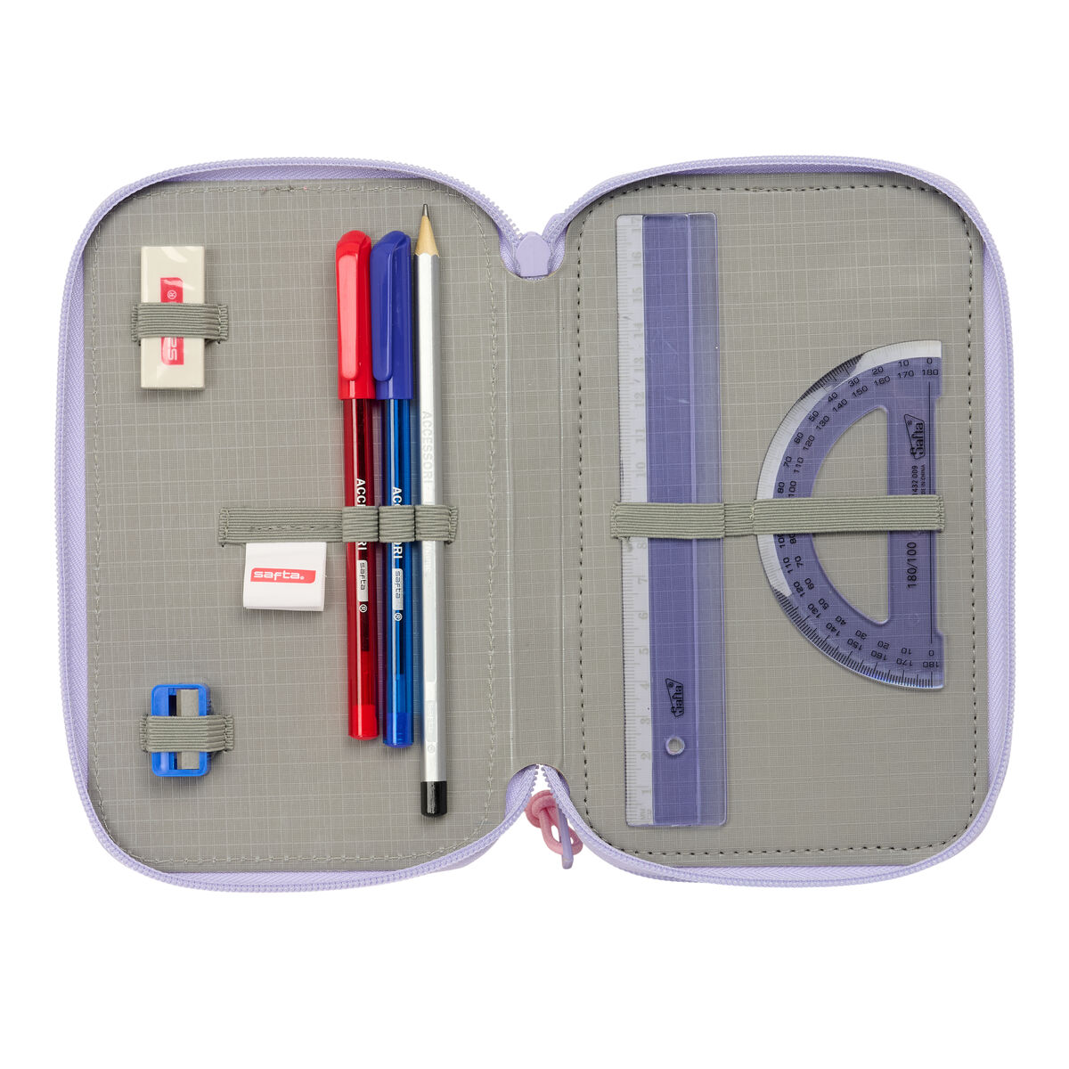 Geantă Universală Safta Bouquet Roz Liliachiu 12,5 x 19,5 x 5,5 cm 37 Piese