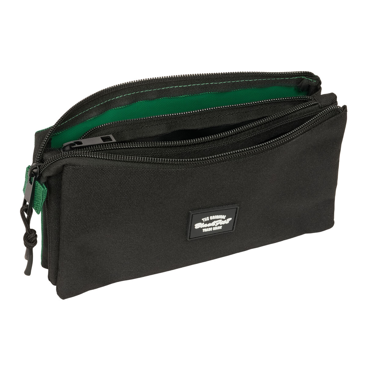 Geantă Universală BlackFit8 Varsity Negru Verde 22 x 12 x 3 cm