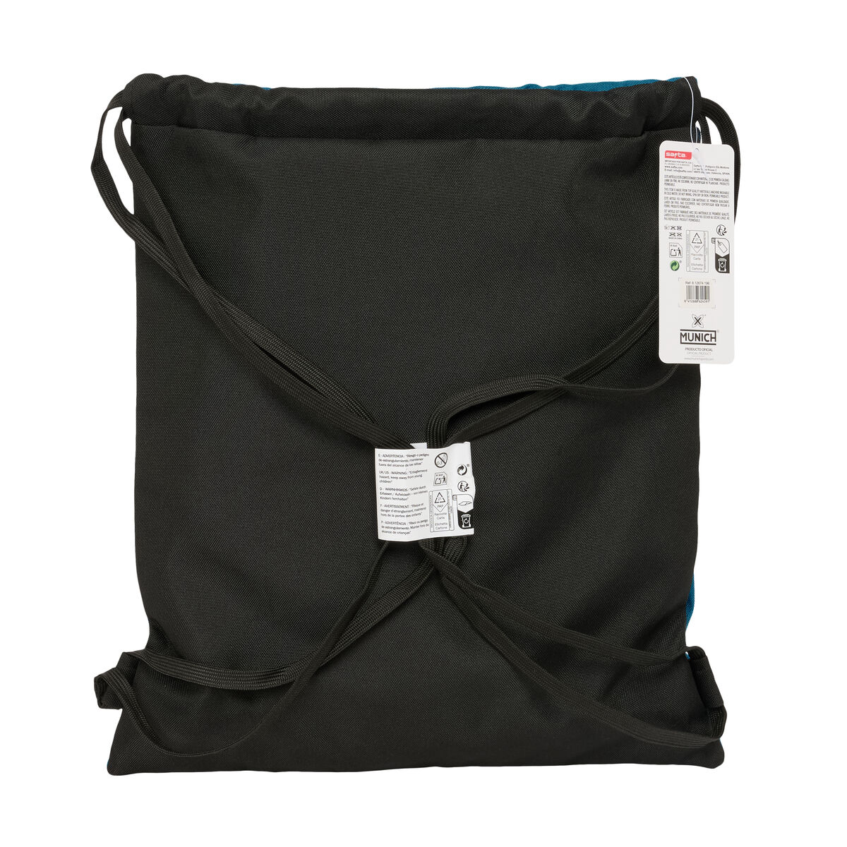 Geantă Rucsac cu Bretele Munich Land Negru Verde 35 x 40 x 1 cm