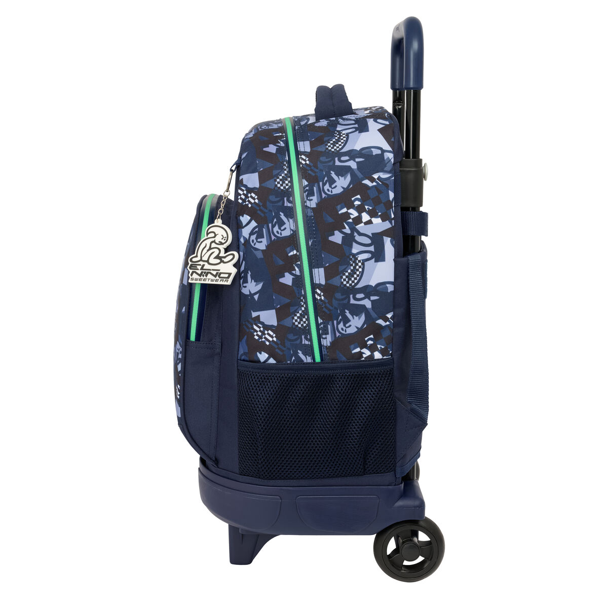Ghiozdan cu Roți El Niño Navy Bleumarin 33 x 45 x 22 cm