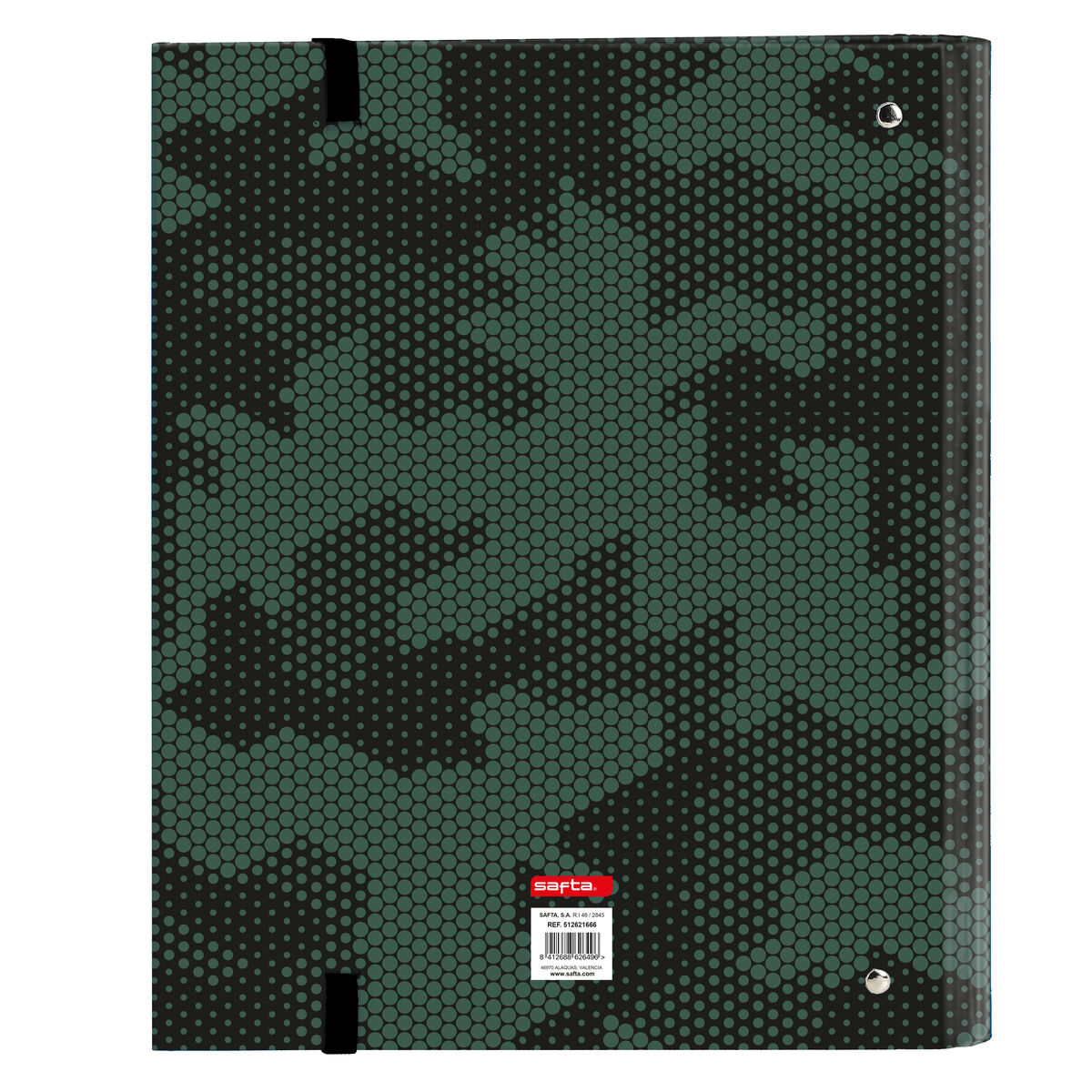 Biblioraft Kelme Camo Negru Verde 27 x 32 x 3.5 cm