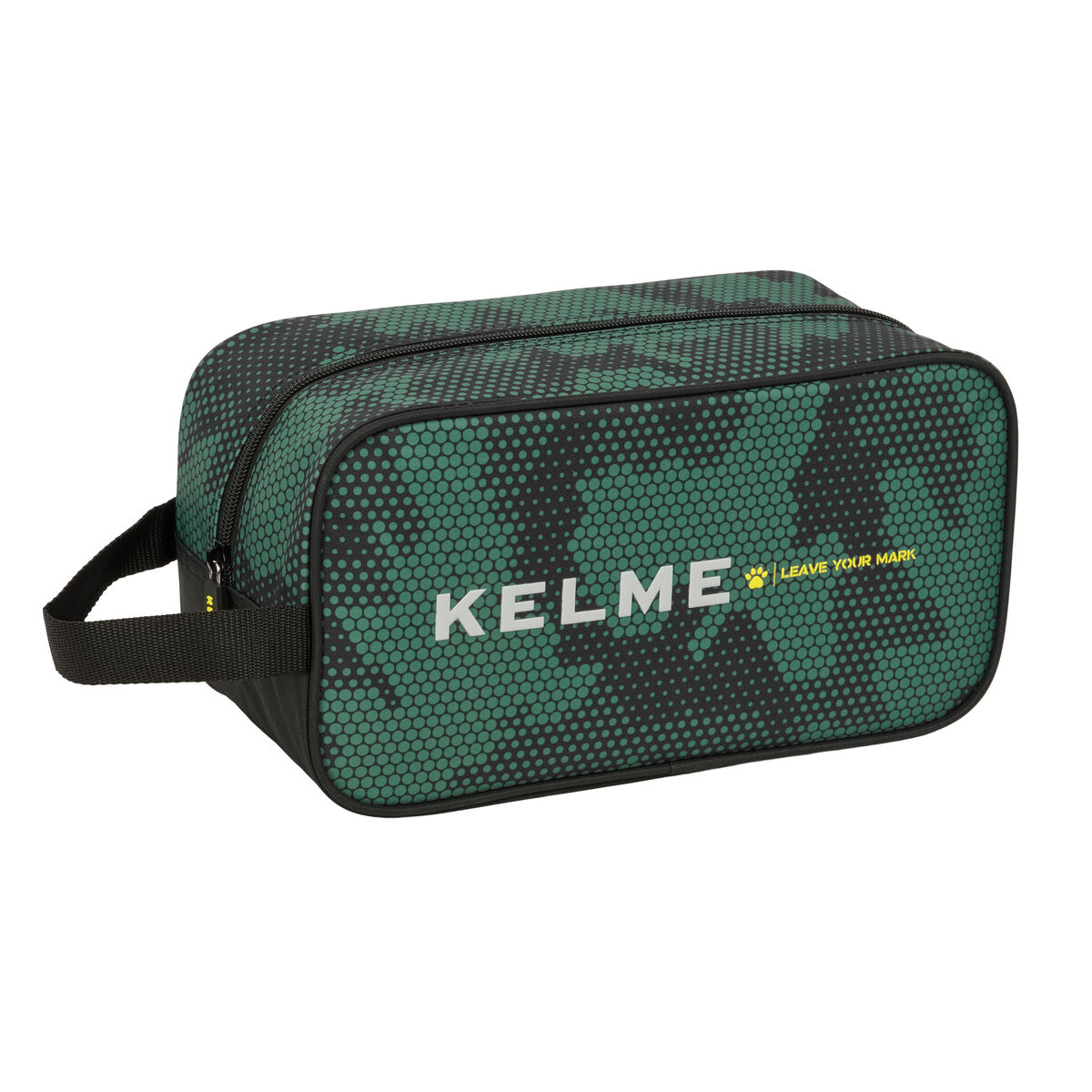 Geantă pentru Încălțăminte de Voiaj Kelme Camo Negru Verde 29 x 15 x 14 cm
