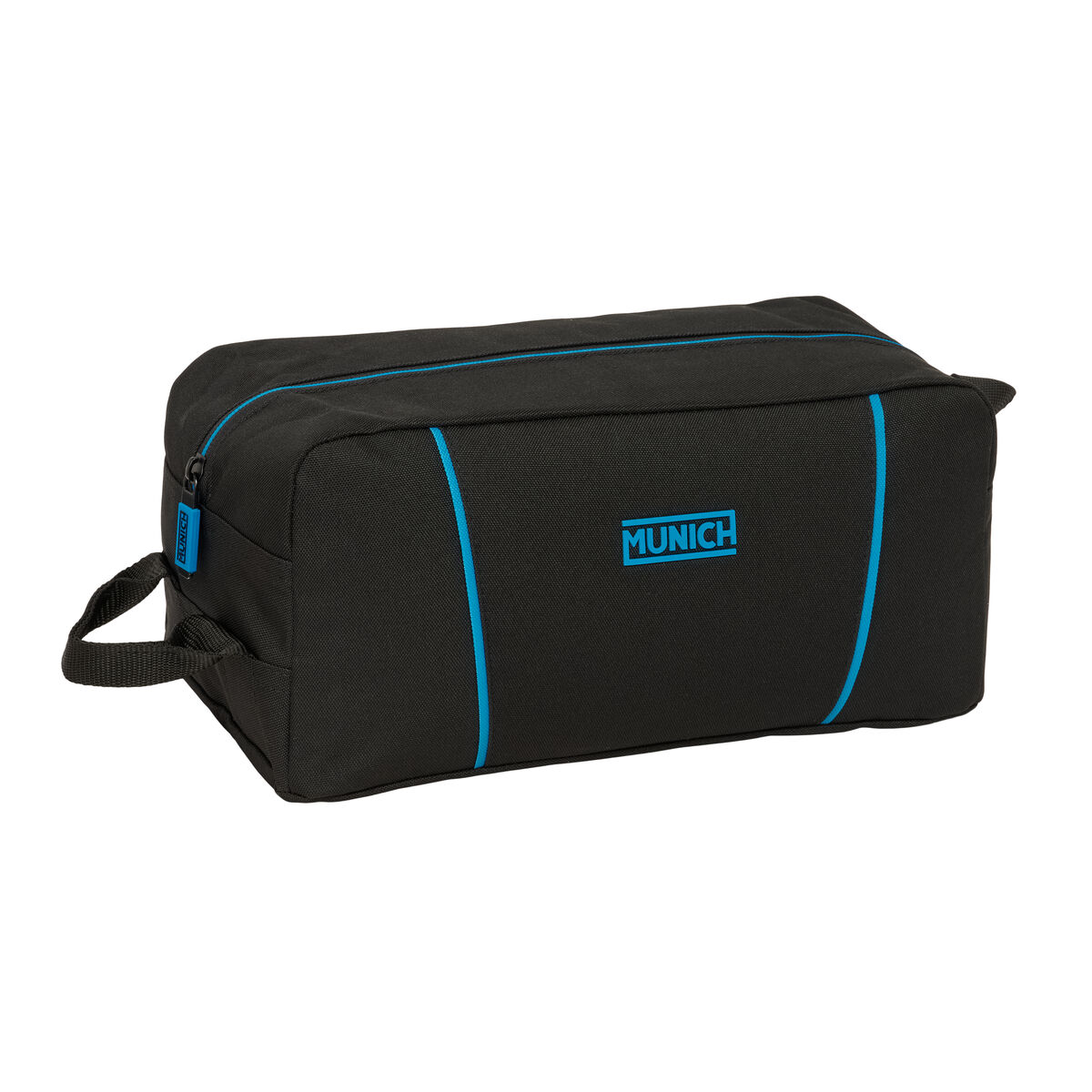 Geantă pentru Încălțăminte de Voiaj Munich Road Albastru Negru 34 x 15 x 18 cm