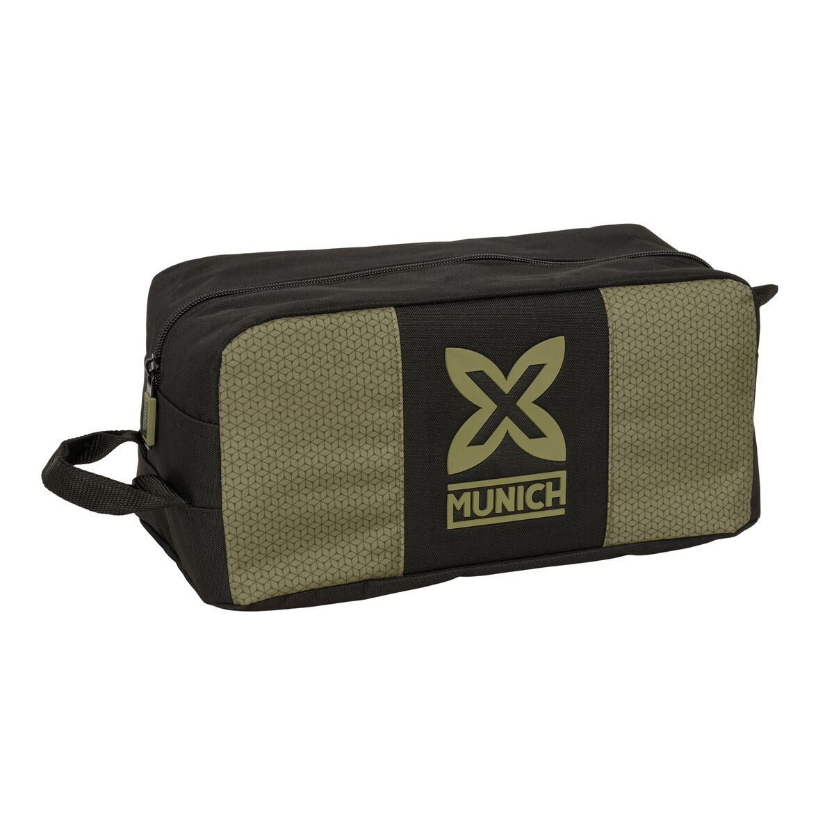 Geantă pentru Încălțăminte de Voiaj Munich West Negru Verde 34 x 15 x 18 cm