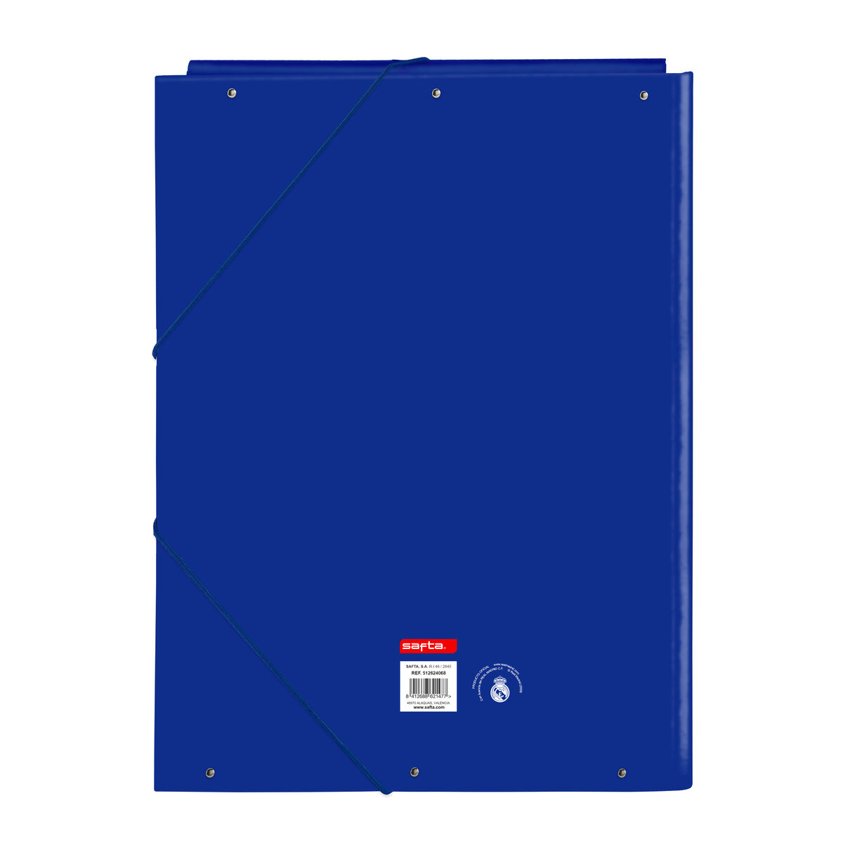 Biblioraft Real Madrid C.F. Albastru A4 26 x 33.5 x 2.5 cm