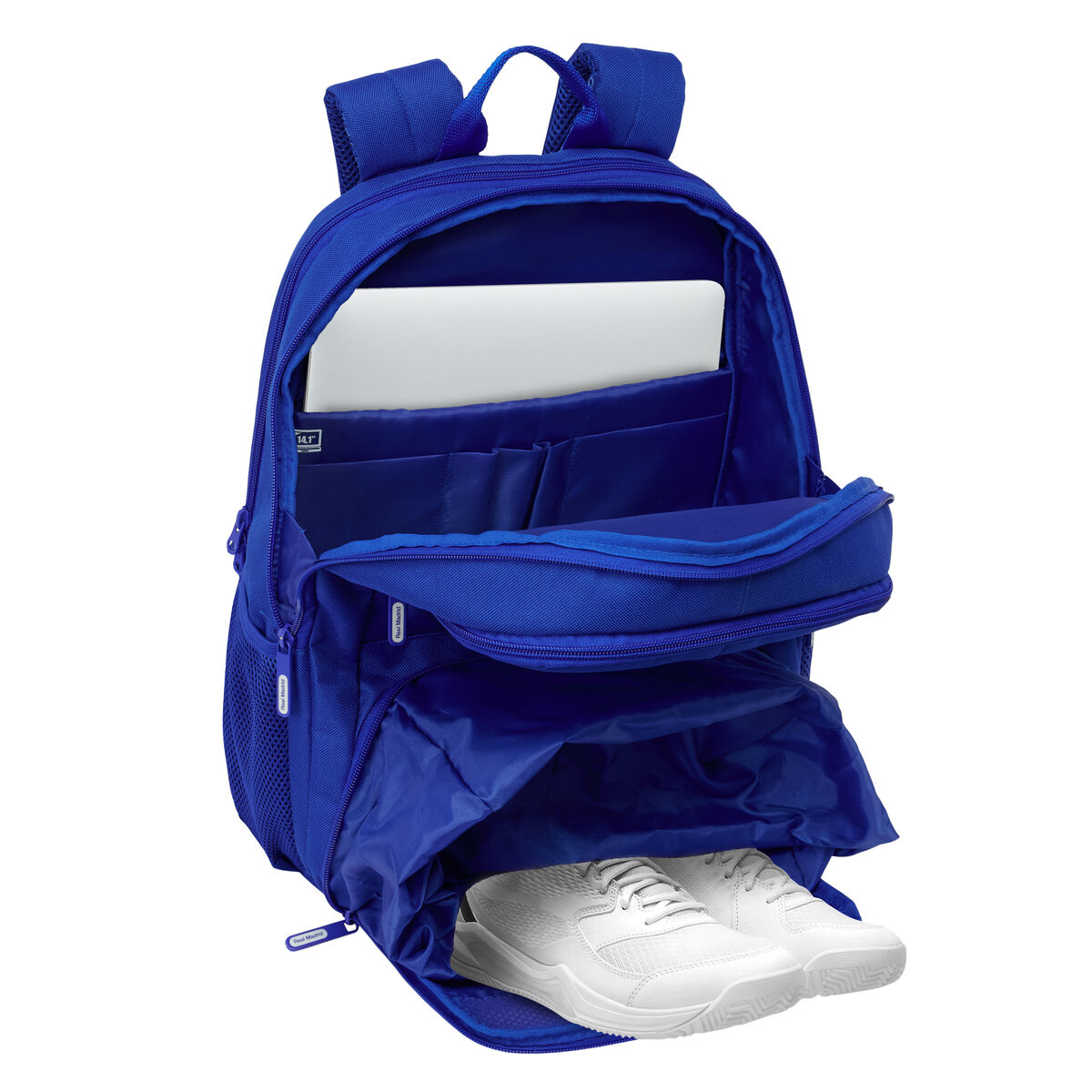 Ghiozdan Real Madrid C.F. Albastru 30 x 42 x 17 cm