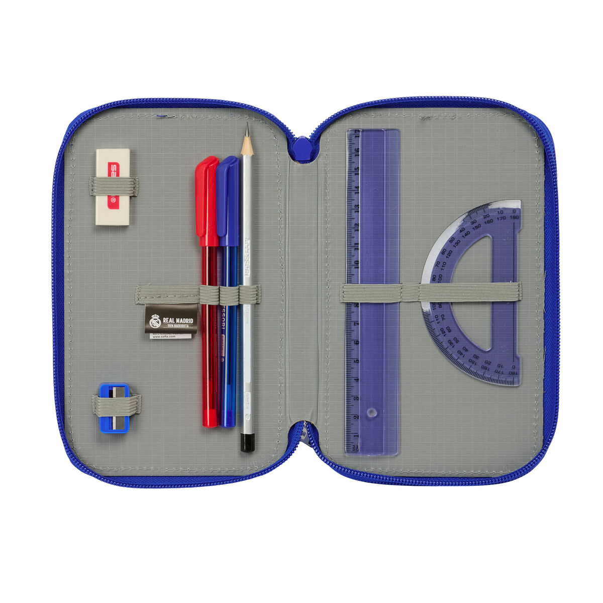 Geantă Universală Real Madrid C.F. Albastru 12,5 x 19,5 x 5,5 cm 37 Piese