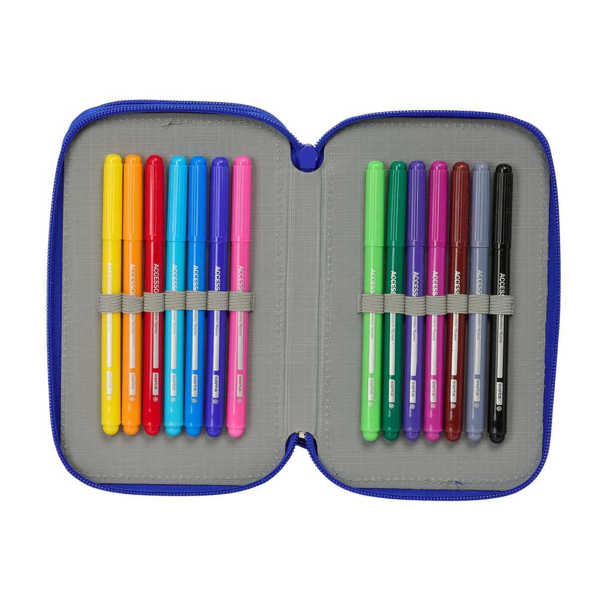 Geantă Universală Real Madrid C.F. Albastru 12,5 x 19,5 x 5,5 cm 37 Piese