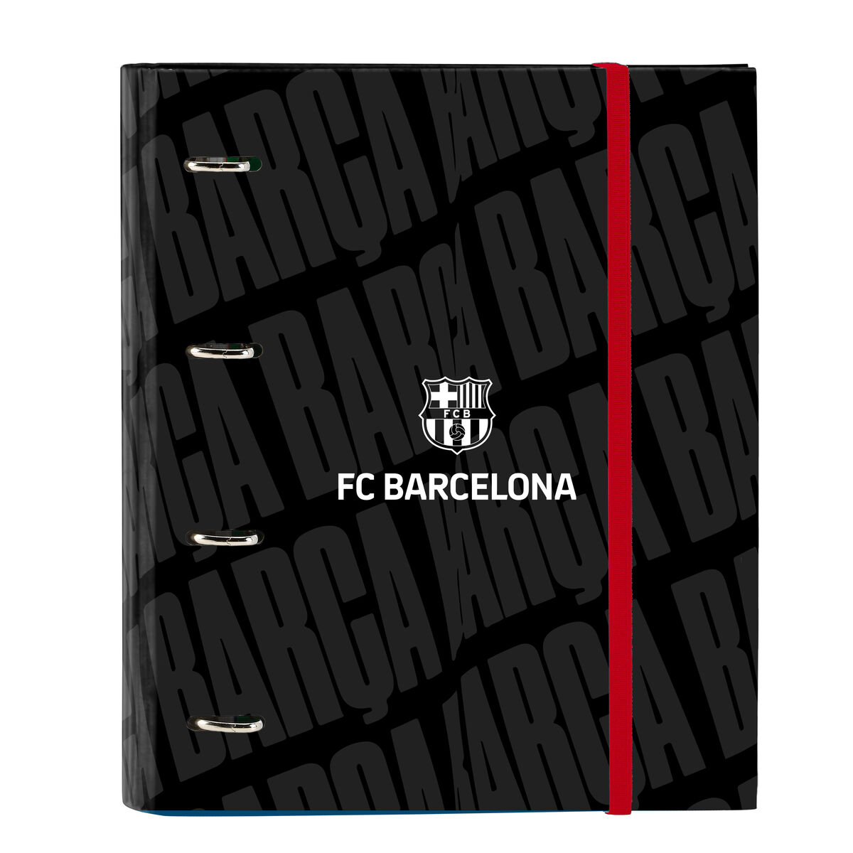 Biblioraft F.C. Barcelona Negru 27 x 32 x 3.5 cm