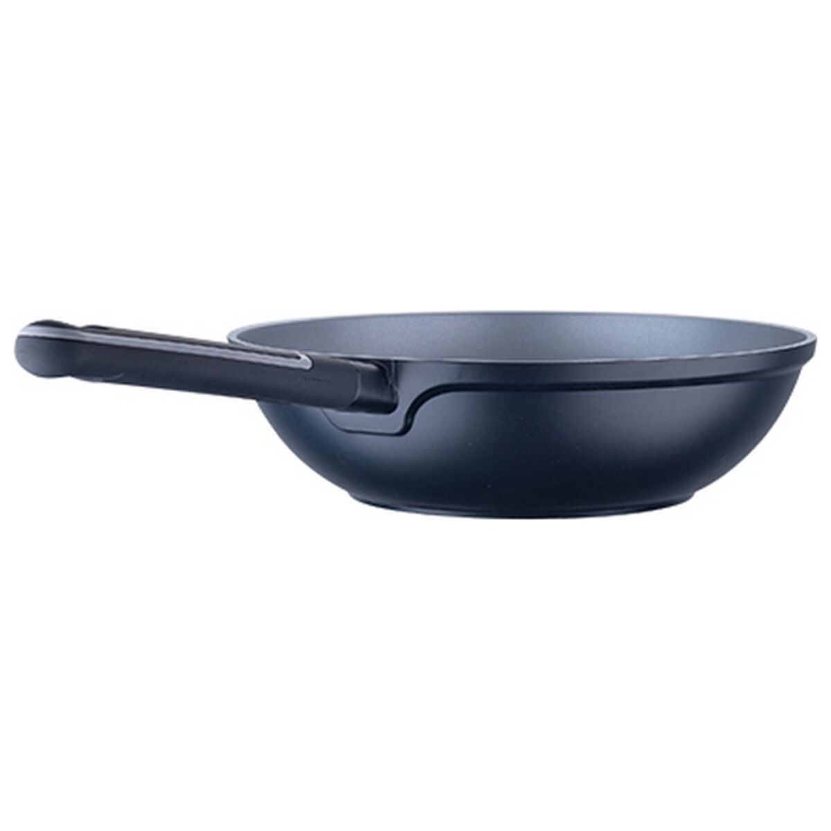 Tigaie Wok Masterpro Indigo Negru Aluminiu (Ø 28 cm)