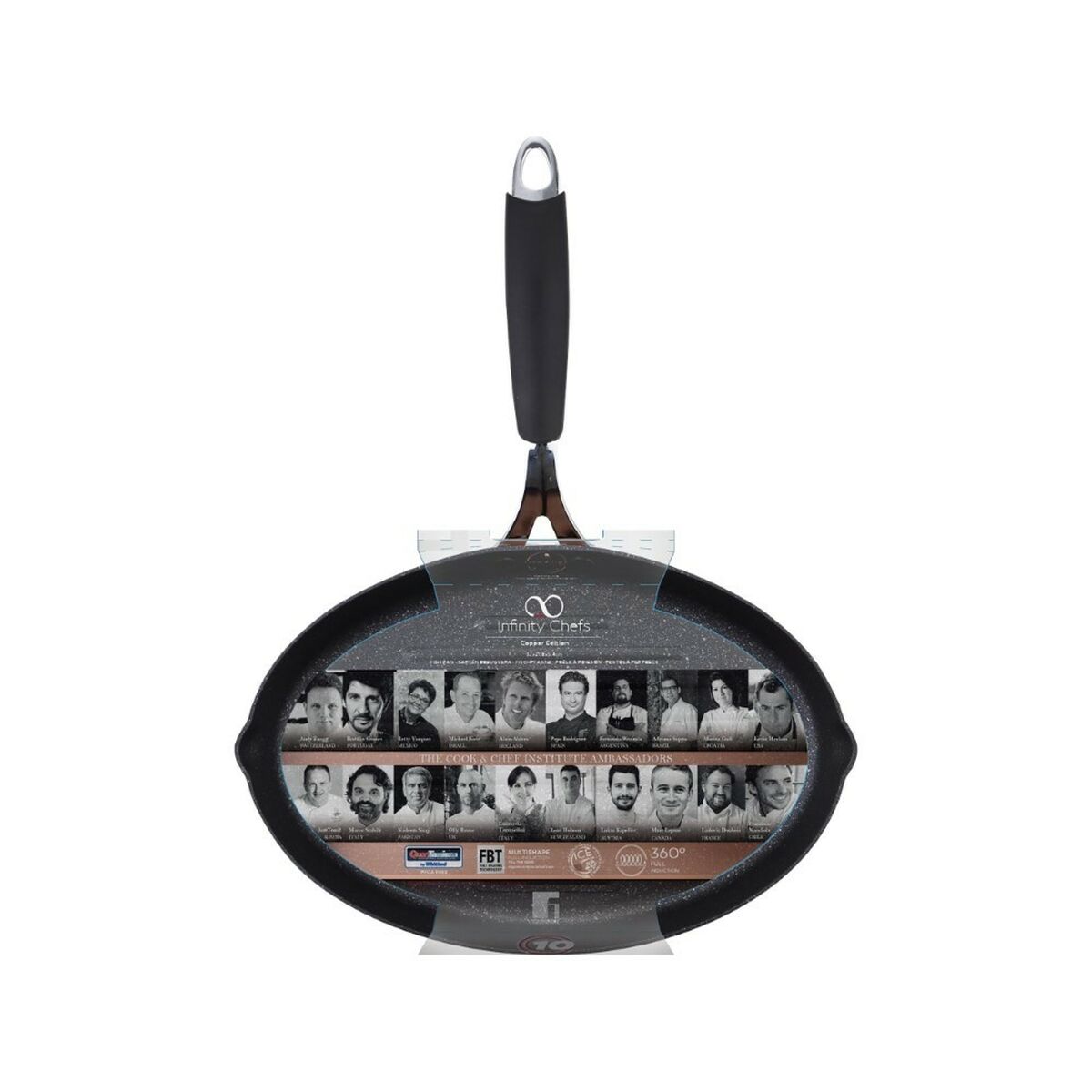 Tigaie Infinity Chefs Cupru Aluminiu forjat (Ø 32 cm)