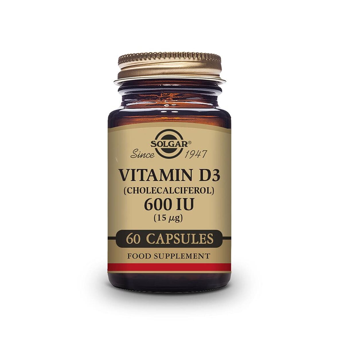 Vitamina D3 (colecalciferol) Solgar 600 iu 60 Capsule