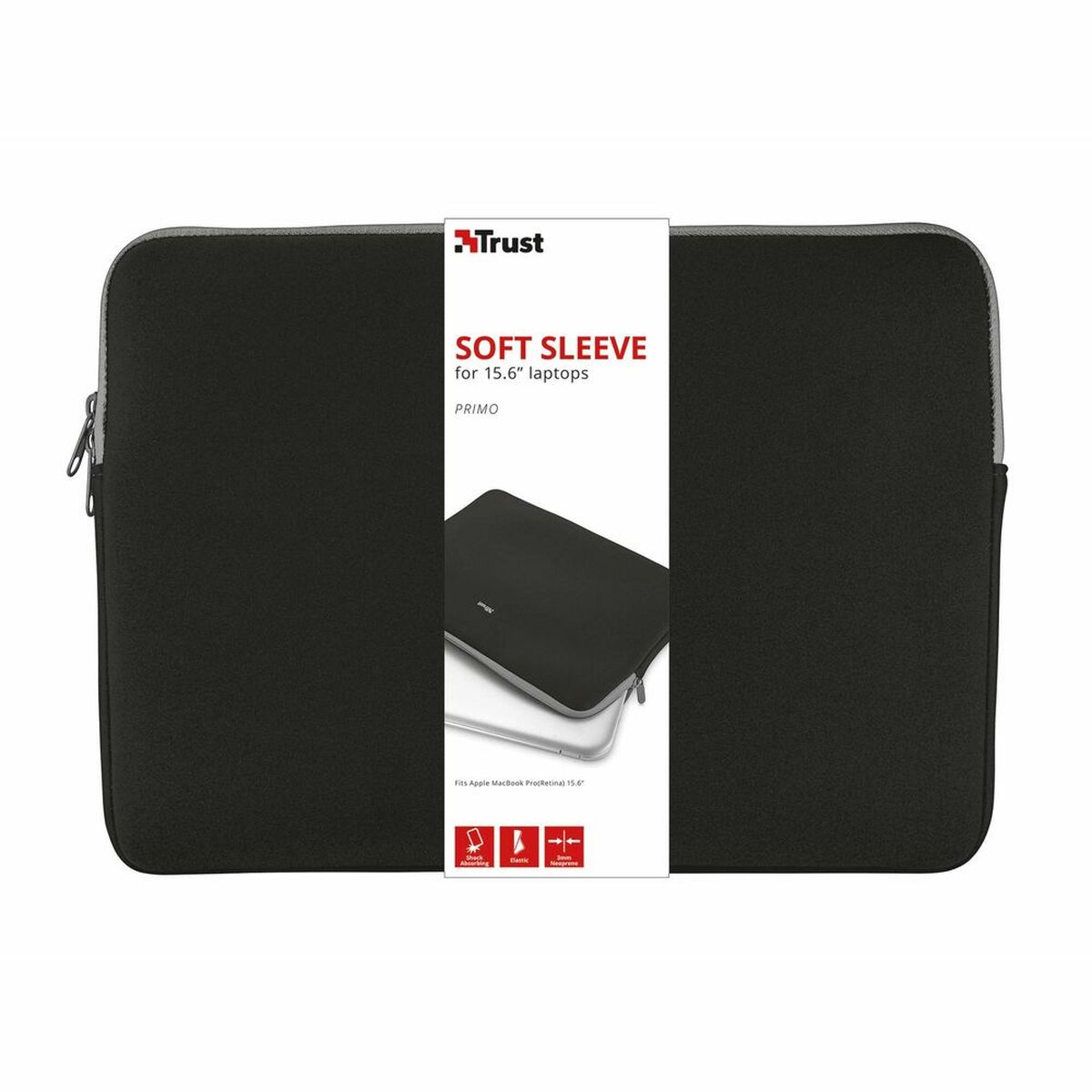 Servietă pentru Laptop Trust 21248                Negru 16"