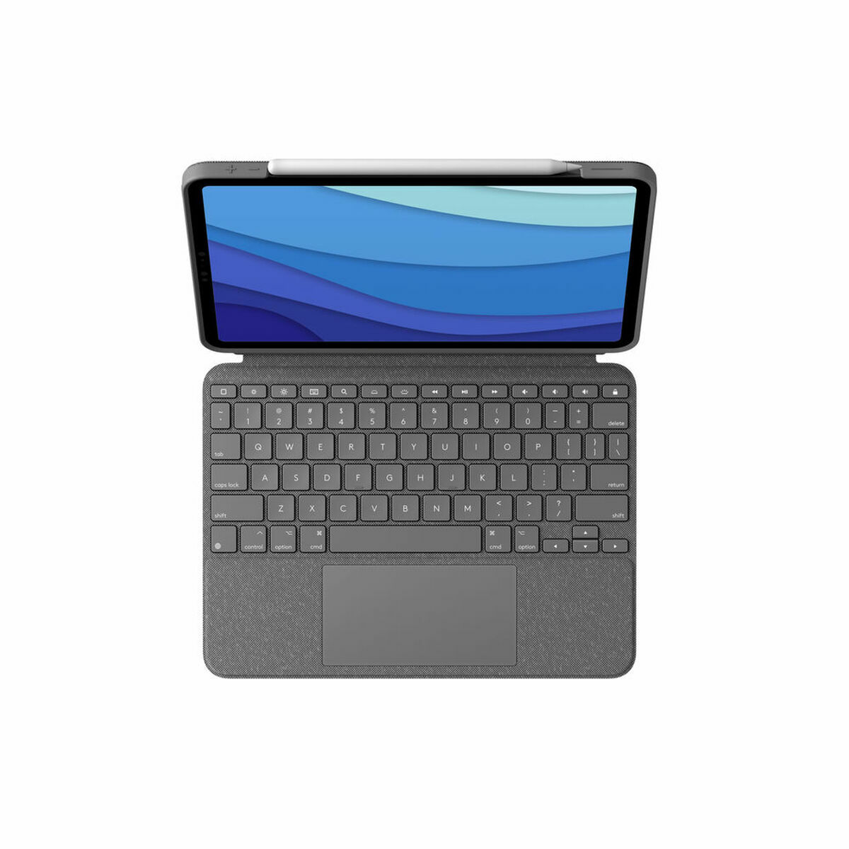 Husă pentru iPad + Tastatură Logitech 920-010145 Gri QWERTY