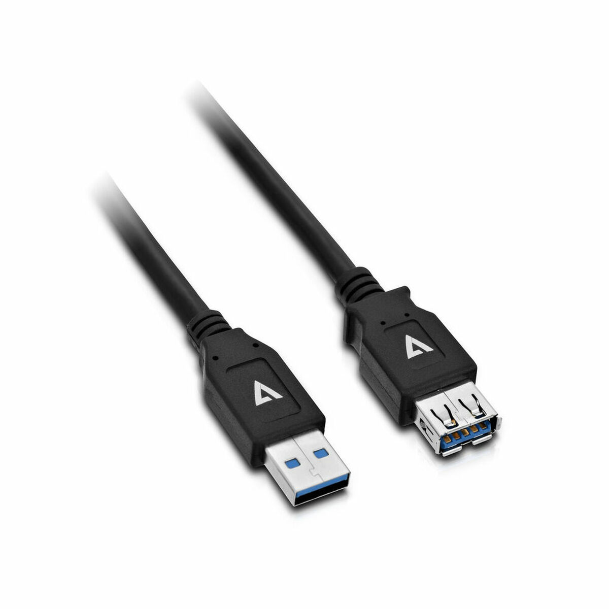 Cablu USB V7 V7U3.0EXT-2M-BLK-1N Negru 2 m