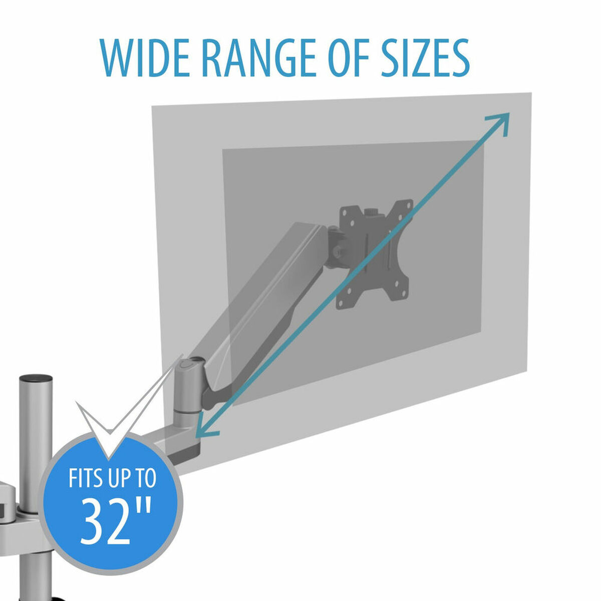 Suport de Masă pentru Ecran V7 DM1TA-1E 17" 32"
