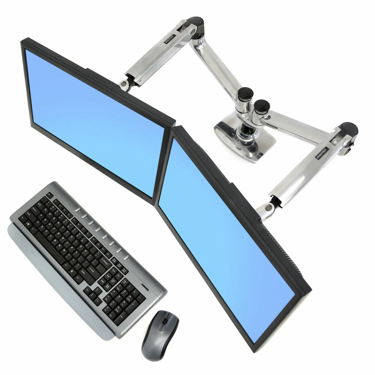 Suport de Masă pentru Ecran Ergotron ERG45245026 Argintiu 27"