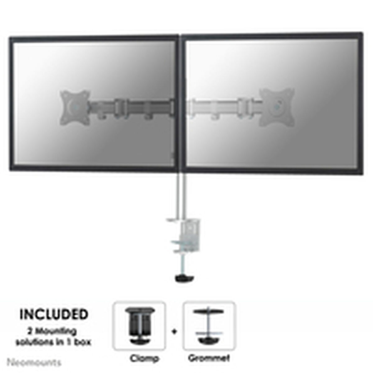 Suport TV Neomounts NM-D135DSILVER 10" 27" 8 kg