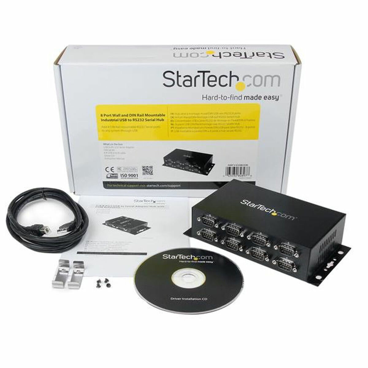 Adaptor USB la RS232 Startech ICUSB2328I Negru
