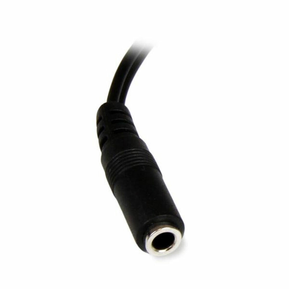 Cablu Audio Jack (3,5 mm) la 2 RCA Startech MUFMRCA              Negru 0,15 m