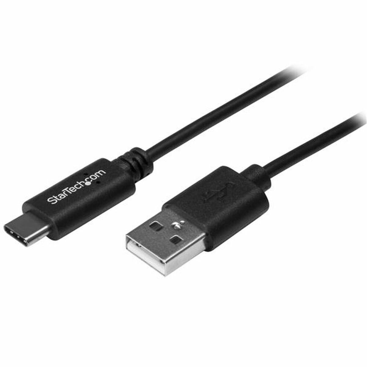 Cablu USB A la USB C Startech USB2AC2M             USB C USB A Negru