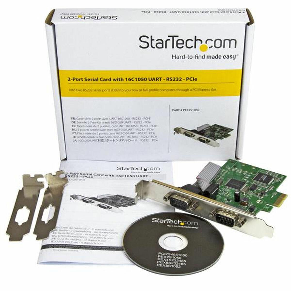 Placă PCI Startech PEX2S1050