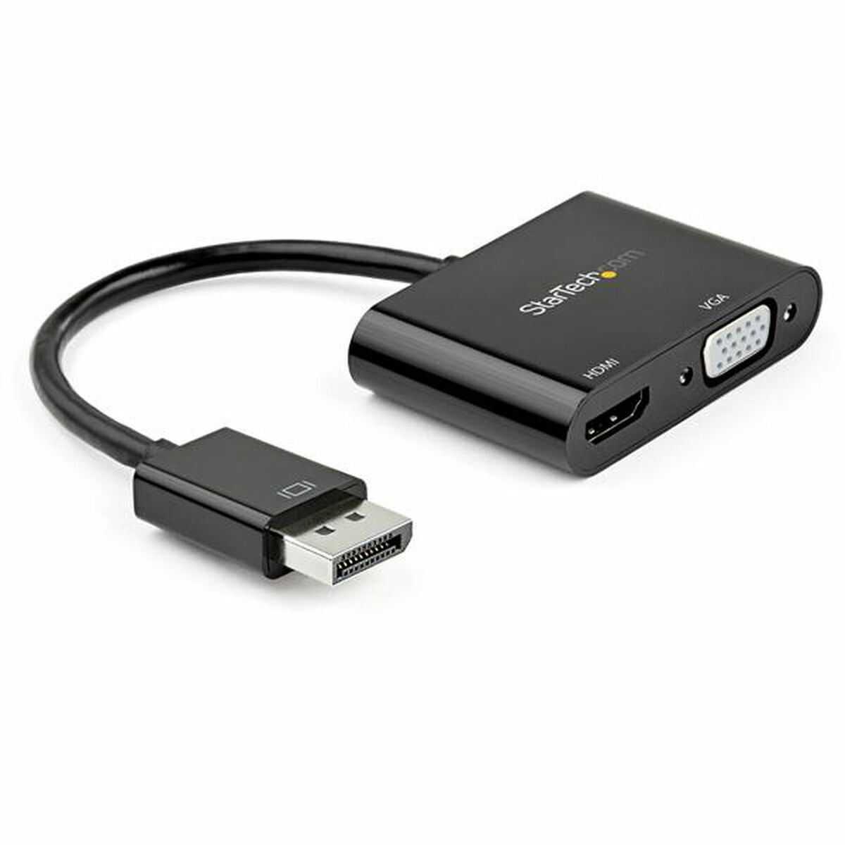 Adaptor Display Port la HDMI/VGA Startech DP2VGAHD20           4K Ultra HD Negru