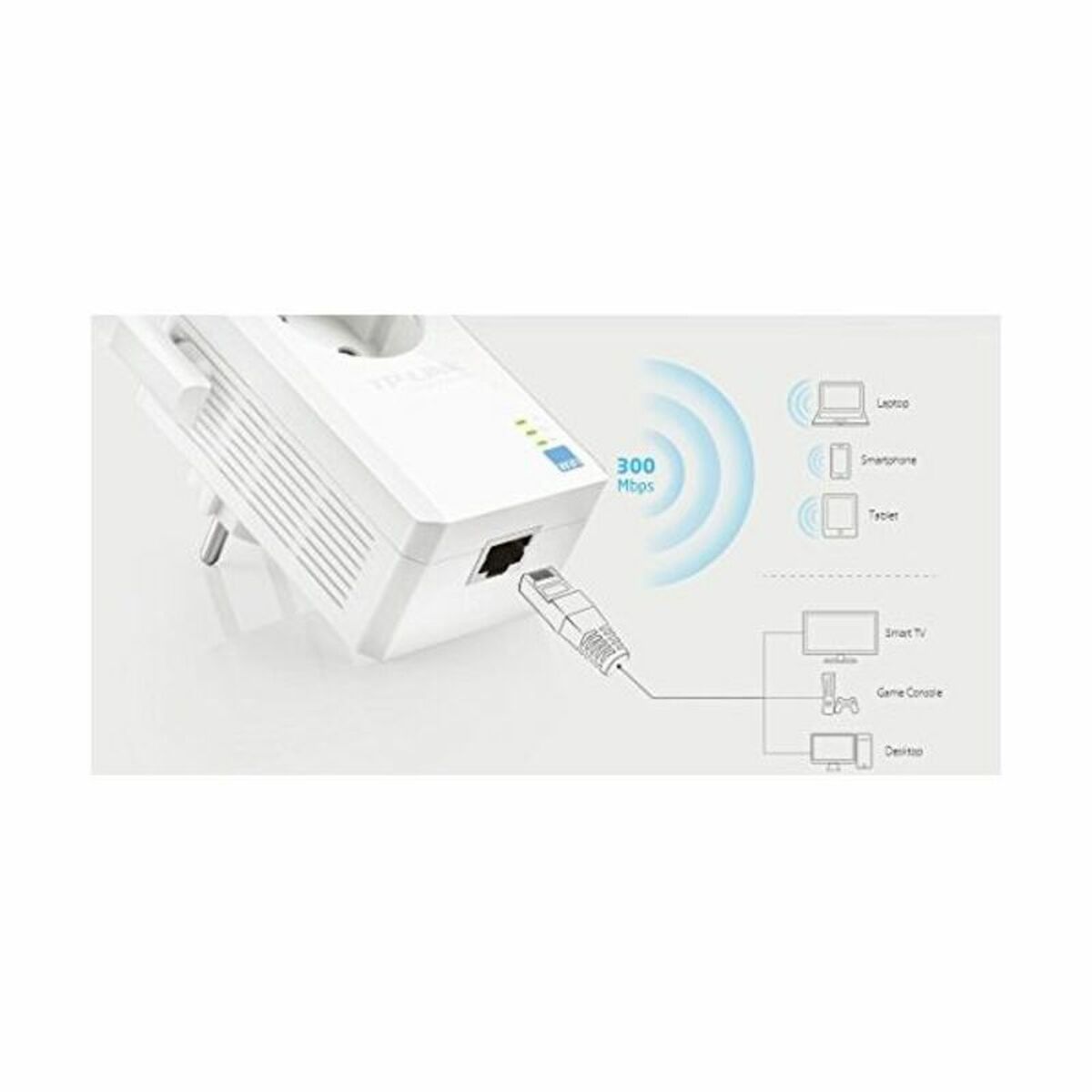 Punct de Acces Repetor TP-Link TL-WA860RE           WiFi N300 2T2R Alb