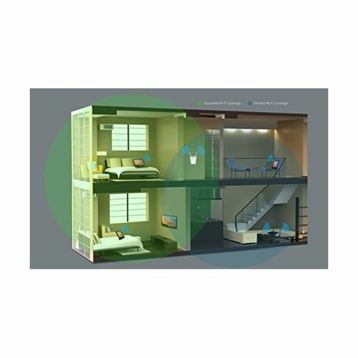 Punct de Acces Repetor TP-Link TL-WA860RE           WiFi N300 2T2R Alb