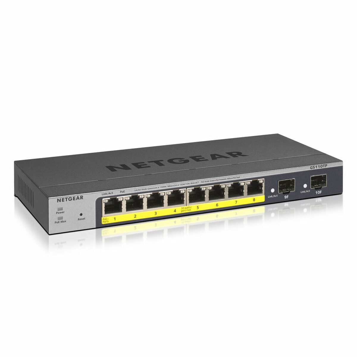 Switch Netgear GS110TP-300EUS Negru
