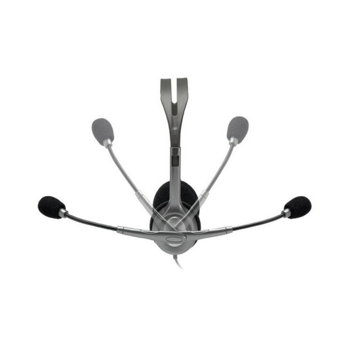 Căști cu Microfon Logitech 981-000593 Gri