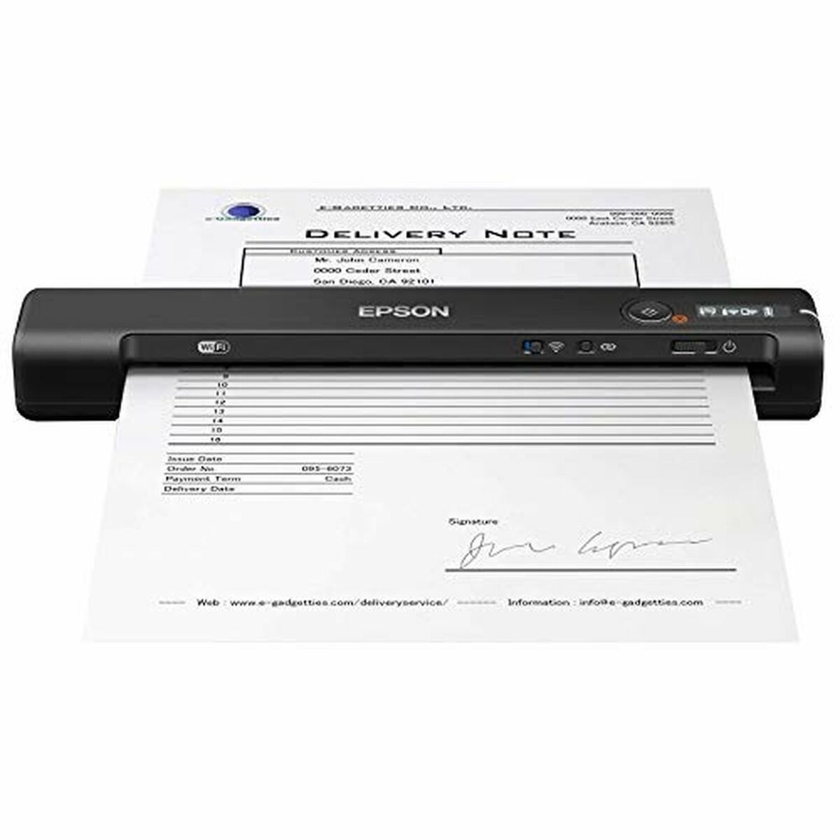 Scaner Portabil Epson WorkForce ES-60W