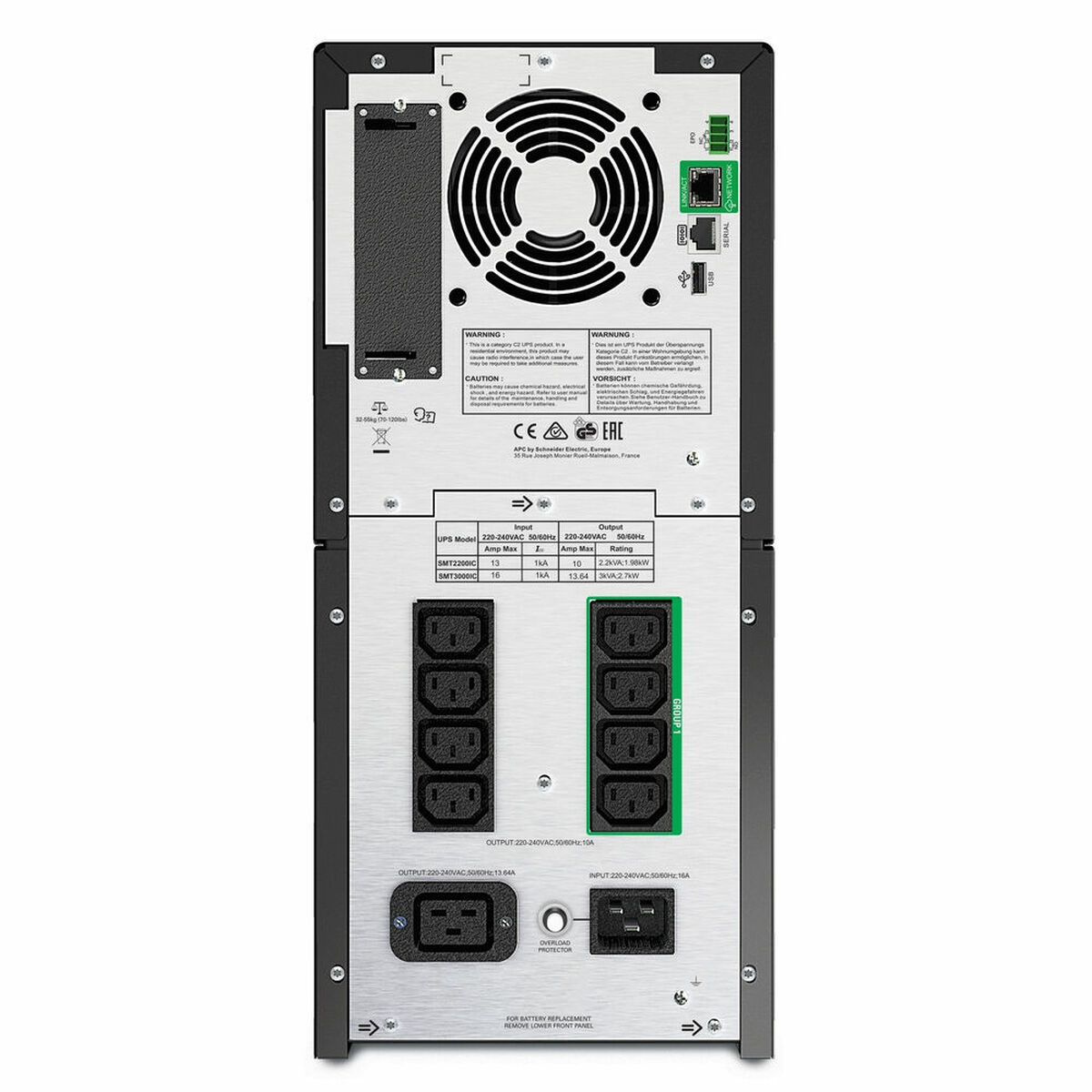 Sistem de Alimentare Neîntreruptă Interactiv APC SMT3000IC 2700W 2700 W